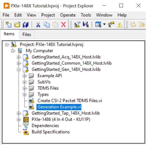 Open Create CSI-2 Packet TDMS Files VI