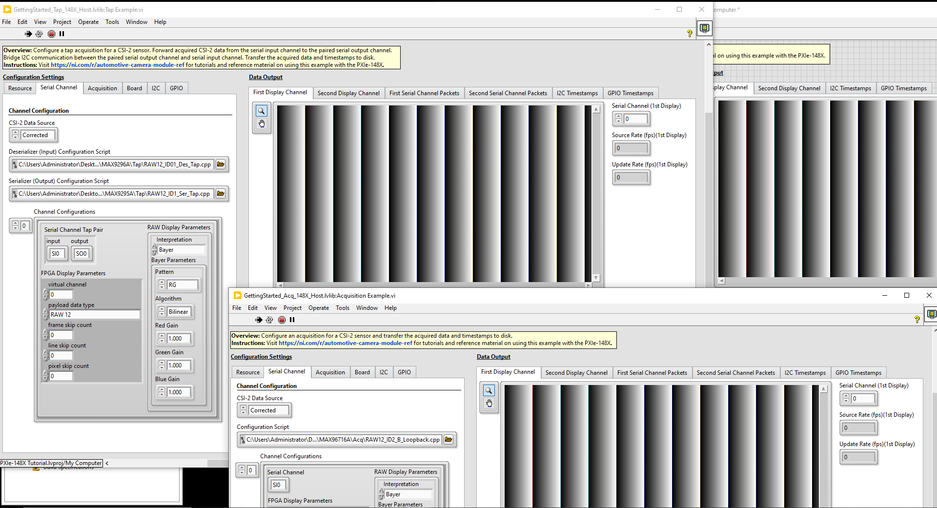 Compare First Display Channel Tabs