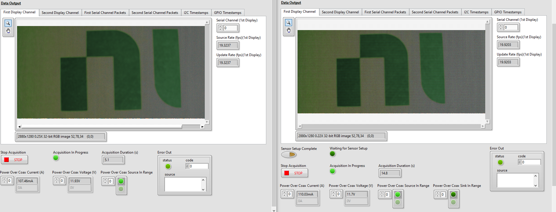 Compare First Display Channel Tabs