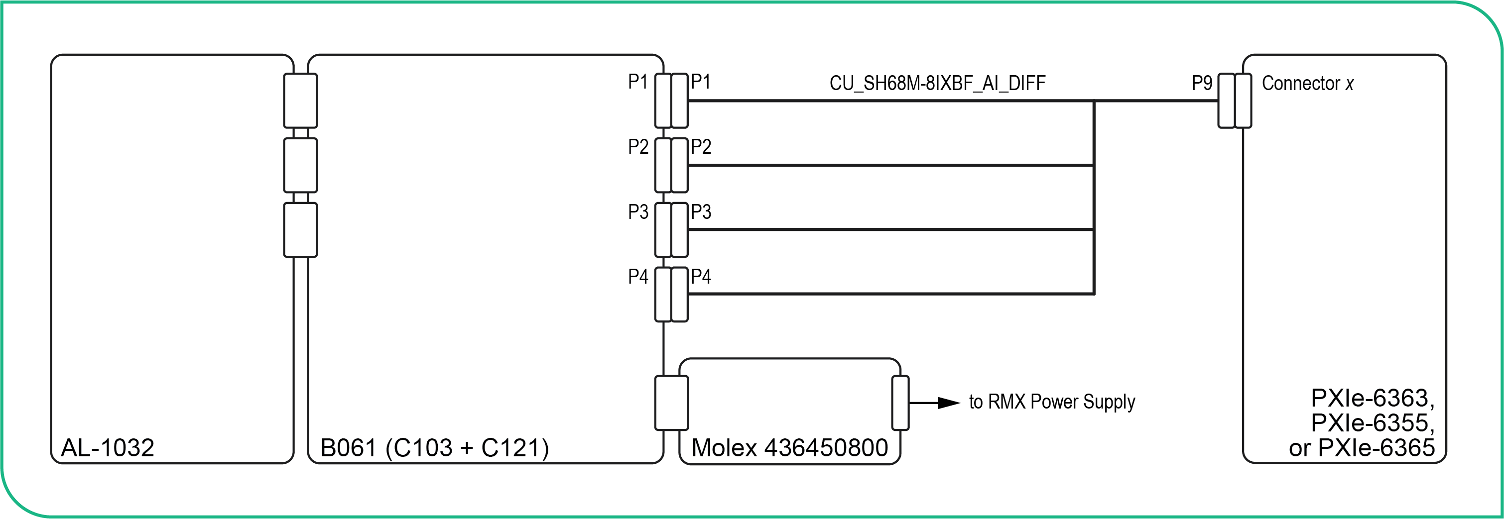 AI Low-Current with FIU Connection Diagram