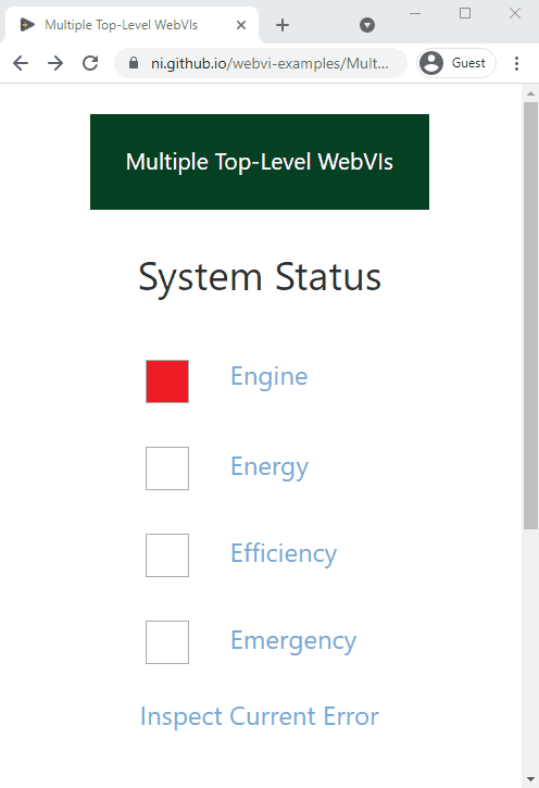 Multiple Top-Level WebVIs Demo Link